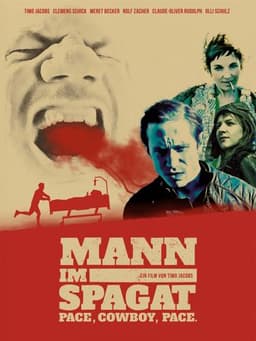 Mann im Spagat - Pace, Cowboy, Pace