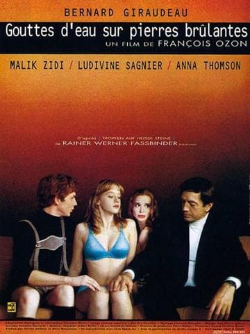 Water Drops on Burning Rocks