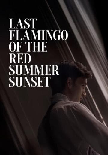 Last Flamingo of the Red Summer Sunset